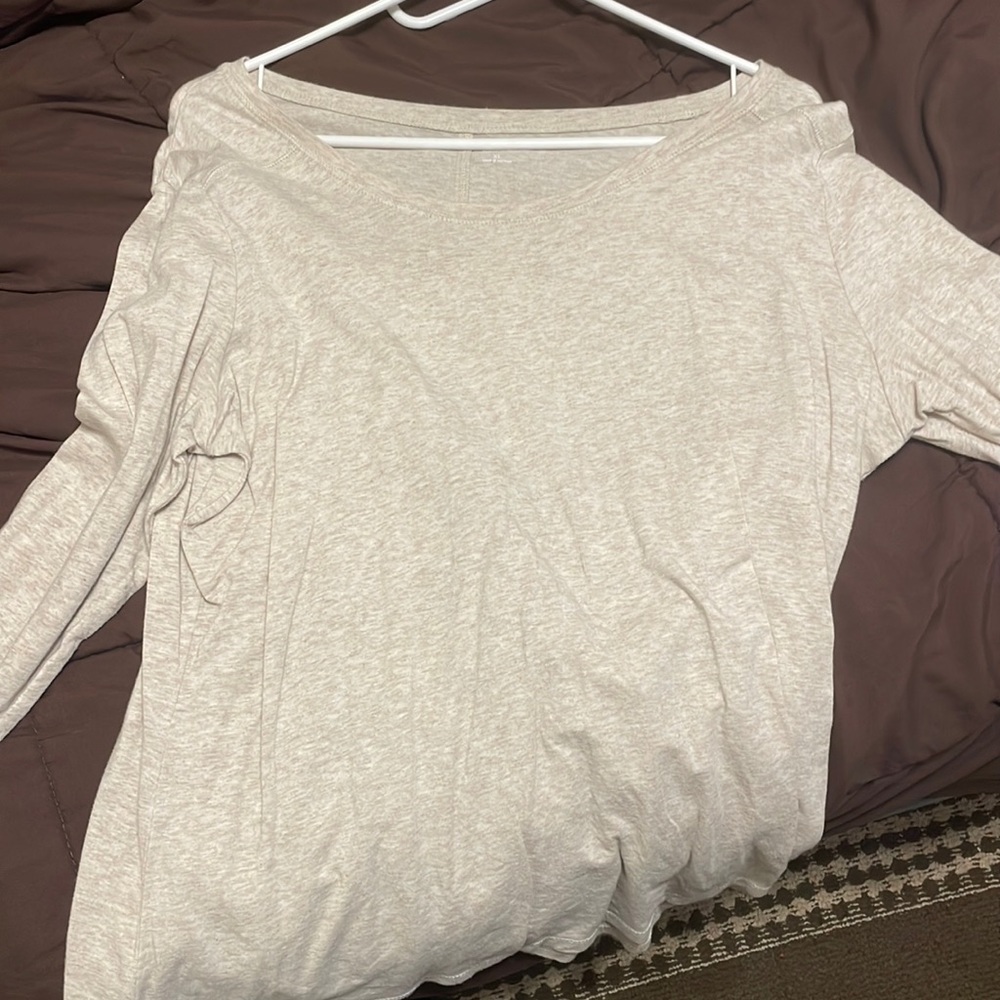 Tan long sleeve tunic